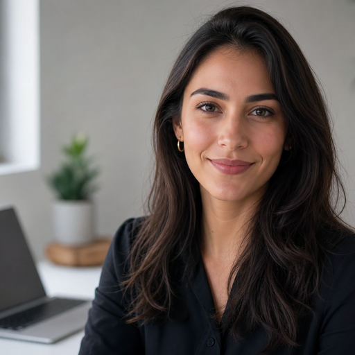 Retrato de Luiza Ramos, designer freelancer